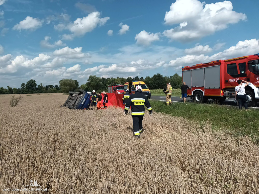 Wypadek w Rutkowicach (gm. Lubień Kujawski)