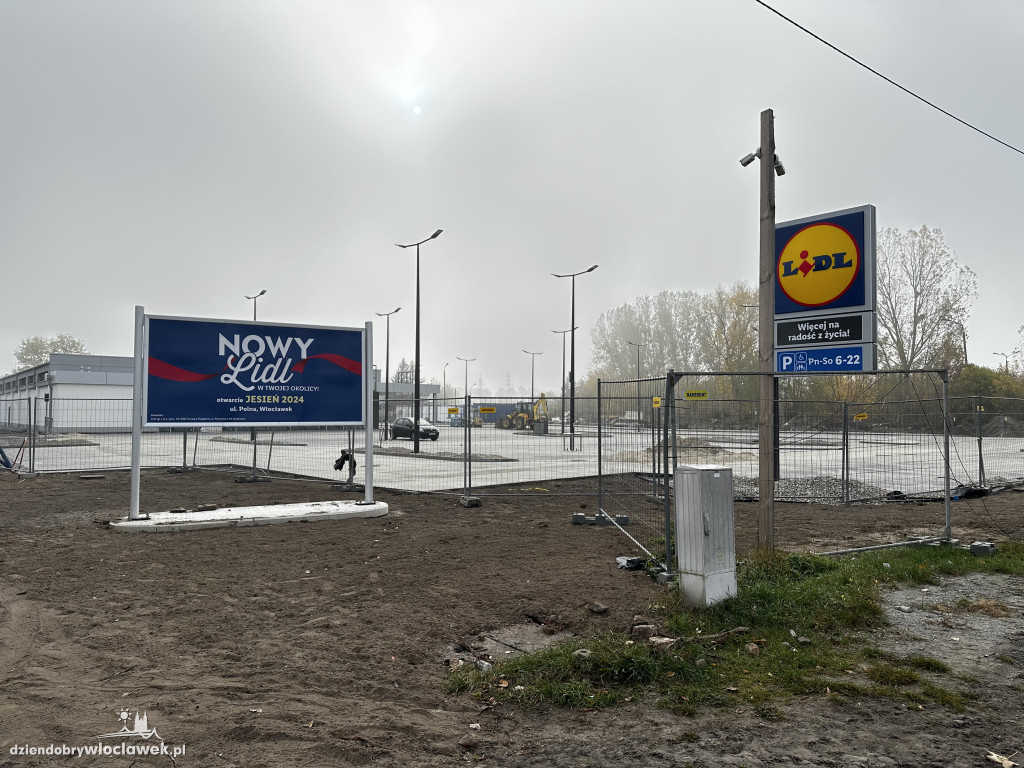 Powstaje piąty Lidl we Włocławku