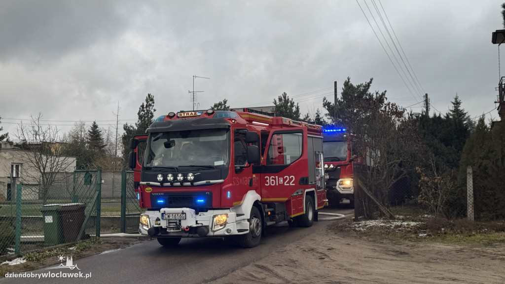 Pożar kotłowni przy ulicy Dolnej